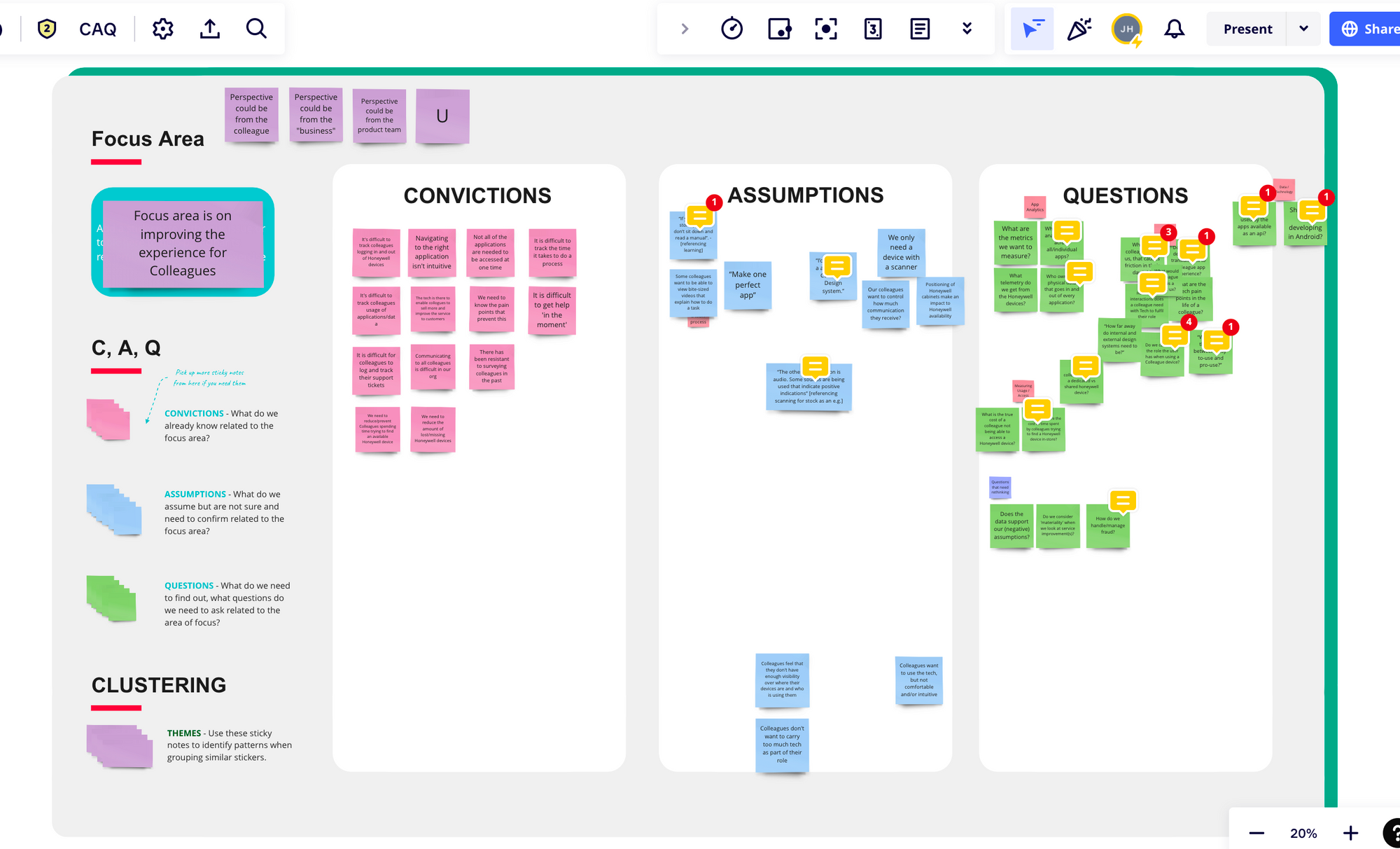 As a group, you can ask participants beforehand to line up anything that would suit the relevant bucket.
